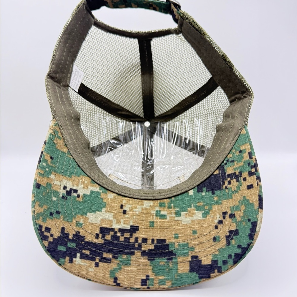 US Flag Camo Baseball Cap with Detachable Flag - Unisex Outdoor Hat - Picture 6 of 6